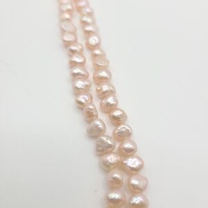 Vintage Pink Pearl Necklace